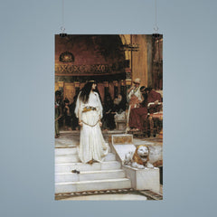 Mariamne Leaving the Judgement Seat of Herod by John William Waterhouse, 1887 poster 9