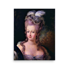 Marie Antoinette poster on a plain backdrop in size 16"x20".