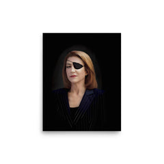 Marie Colvin poster on a plain backdrop in size 8"x10".