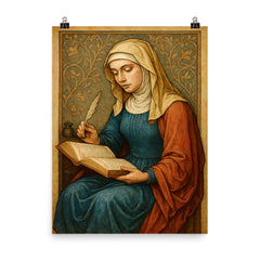 Marie de France poster on a plain backdrop in size 8"x10".
