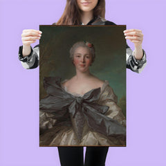 Marie Françoise de La Cropte de St. Abre, Marquise d'Argence by Jean Marc Nattier, 1744 poster 3