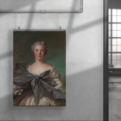 Marie Françoise de La Cropte de St. Abre, Marquise d'Argence by Jean Marc Nattier, 1744 poster 4