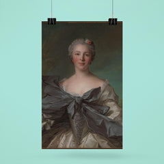 Marie Françoise de La Cropte de St. Abre, Marquise d'Argence by Jean Marc Nattier, 1744 poster 6