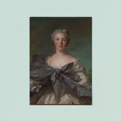 Marie Françoise de La Cropte de St. Abre, Marquise d'Argence by Jean Marc Nattier, 1744 poster 8