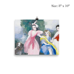 Marie Laurencin, Trois Jeunes Filles aux Petits Chiens, c. 1940 poster 4