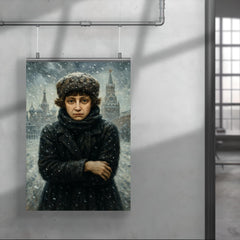 Marina Tsvetaeva in fierce Moscow winter poster 4