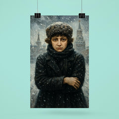 Marina Tsvetaeva in fierce Moscow winter poster 6