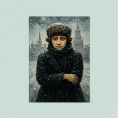 Marina Tsvetaeva in fierce Moscow winter poster 8