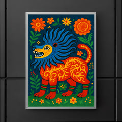 Mariya Prymachenko beasts in vivid folk cosmology poster 5