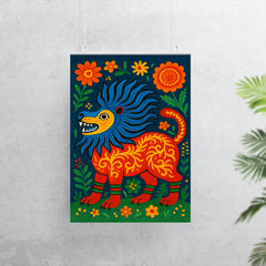 Mariya Prymachenko beasts in vivid folk cosmology poster 7