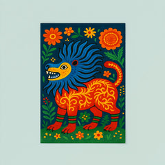 Mariya Prymachenko beasts in vivid folk cosmology poster 8