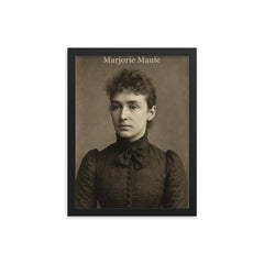 Marjorie Maule framed print on a plain backdrop in size 12"x16".