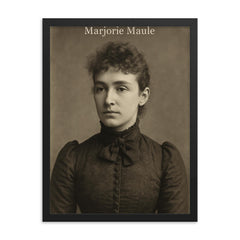 Marjorie Maule framed print on a plain backdrop in size 18"x24".