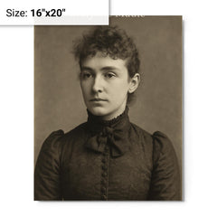 Marjorie Maule metal print on a plain backdrop in size 16"x20".