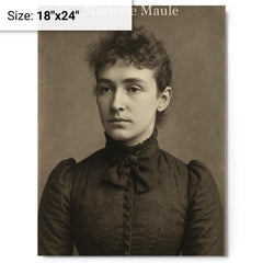Marjorie Maule metal print on a plain backdrop in size 18"x24".