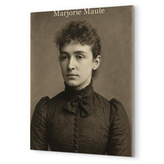 Marjorie Maule metal print mockup