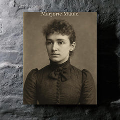 Marjorie Maule metal print mockup
