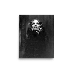 Marlene Dietrich poster on a plain backdrop in size 8"x10".