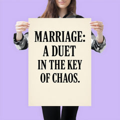 Marriage a duet in the key of chaos poster 3