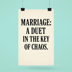 Marriage a duet in the key of chaos poster 6