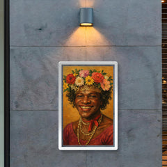 Marsha P Johnson flower crown portrait poster 2