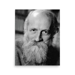 Martin Buber poster on a plain backdrop in size 16"x20".