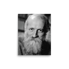 Martin Buber poster on a plain backdrop in size 8"x10".