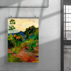 Martinique Landscape by Paul Gauguin poster 4