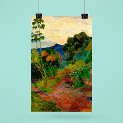 Martinique Landscape by Paul Gauguin poster 6