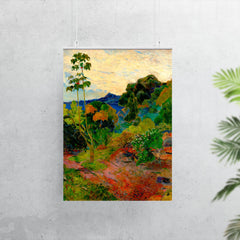 Martinique Landscape by Paul Gauguin poster 7