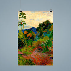 Martinique Landscape by Paul Gauguin poster 9