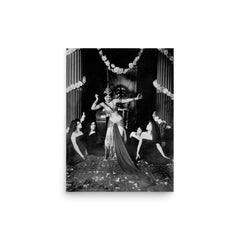 Mata Hari poster on a plain backdrop in size 12"x16".