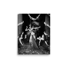 Mata Hari poster on a plain backdrop in size 8"x10".