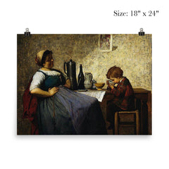 Maternal Joy by Adolf von Becker poster 5