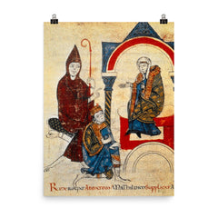 Matilda of Tuscany poster on a plain backdrop in size 8"x10".