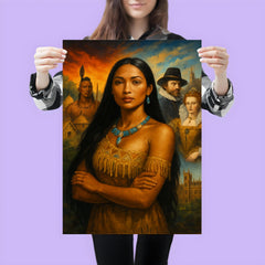 Matoaka Pocahontas between Powhatan world and English court poster 3
