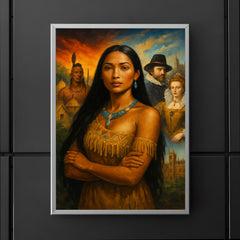 Matoaka Pocahontas between Powhatan world and English court poster 5