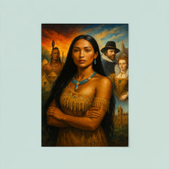 Matoaka Pocahontas between Powhatan world and English court poster 8