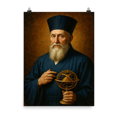 Matteo Ricci poster on a plain backdrop in size 8"x10".