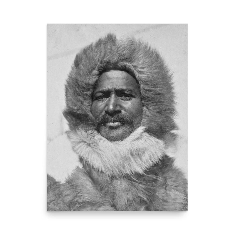 Matthew Henson poster on a plain backdrop in size 18