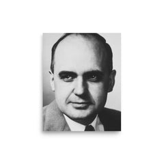 Maurice Hilleman poster on a plain backdrop in size 8"x10".