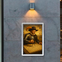 Maurice of Nassau geometric battlefield command poster 2