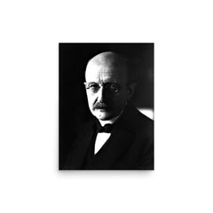 Max Planck poster on a plain backdrop in size 12"x16".