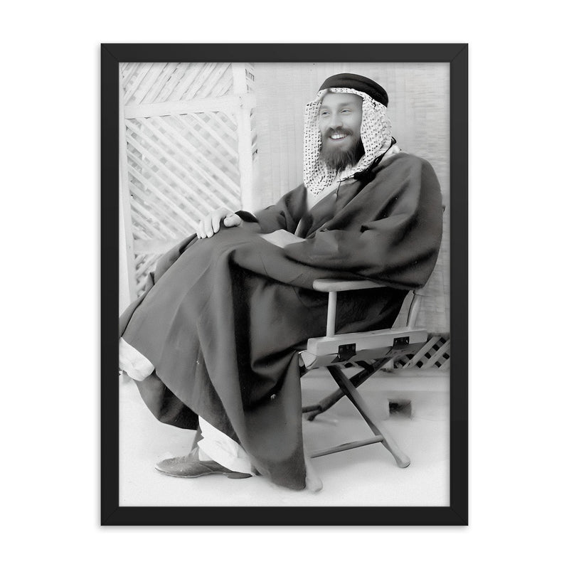 Max Steineke framed print on a plain backdrop in size 18