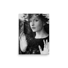 Maya Deren poster on a plain backdrop in size 12"x16".