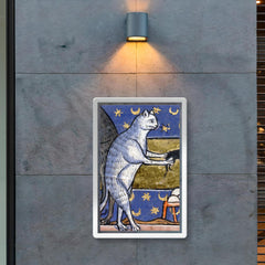 Medieval Cat Asking for Approval poster 2