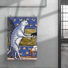 Medieval Cat Asking for Approval poster 4