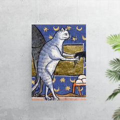 Medieval Cat Asking for Approval poster 7