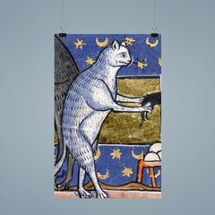 Medieval Cat Asking for Approval poster 9