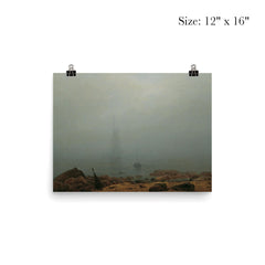 Meeresstrand im Nebel by Caspar David Friedrich, 1807 poster 3